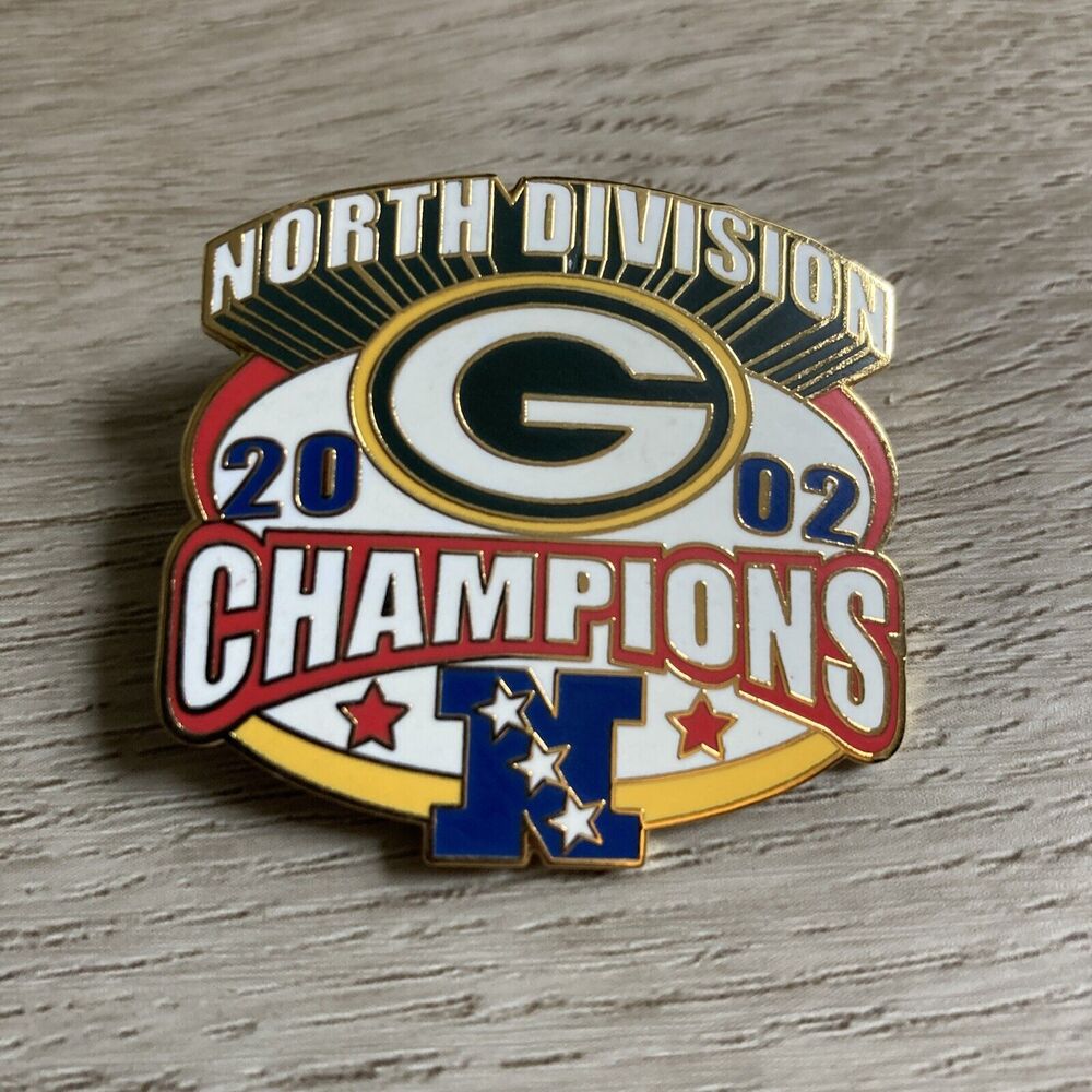 2002 Green Bay Packers North Division Champions PIN Willabee Ward Collection NFL